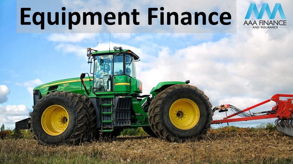 Equipment Finance for new and used items AAA Finance